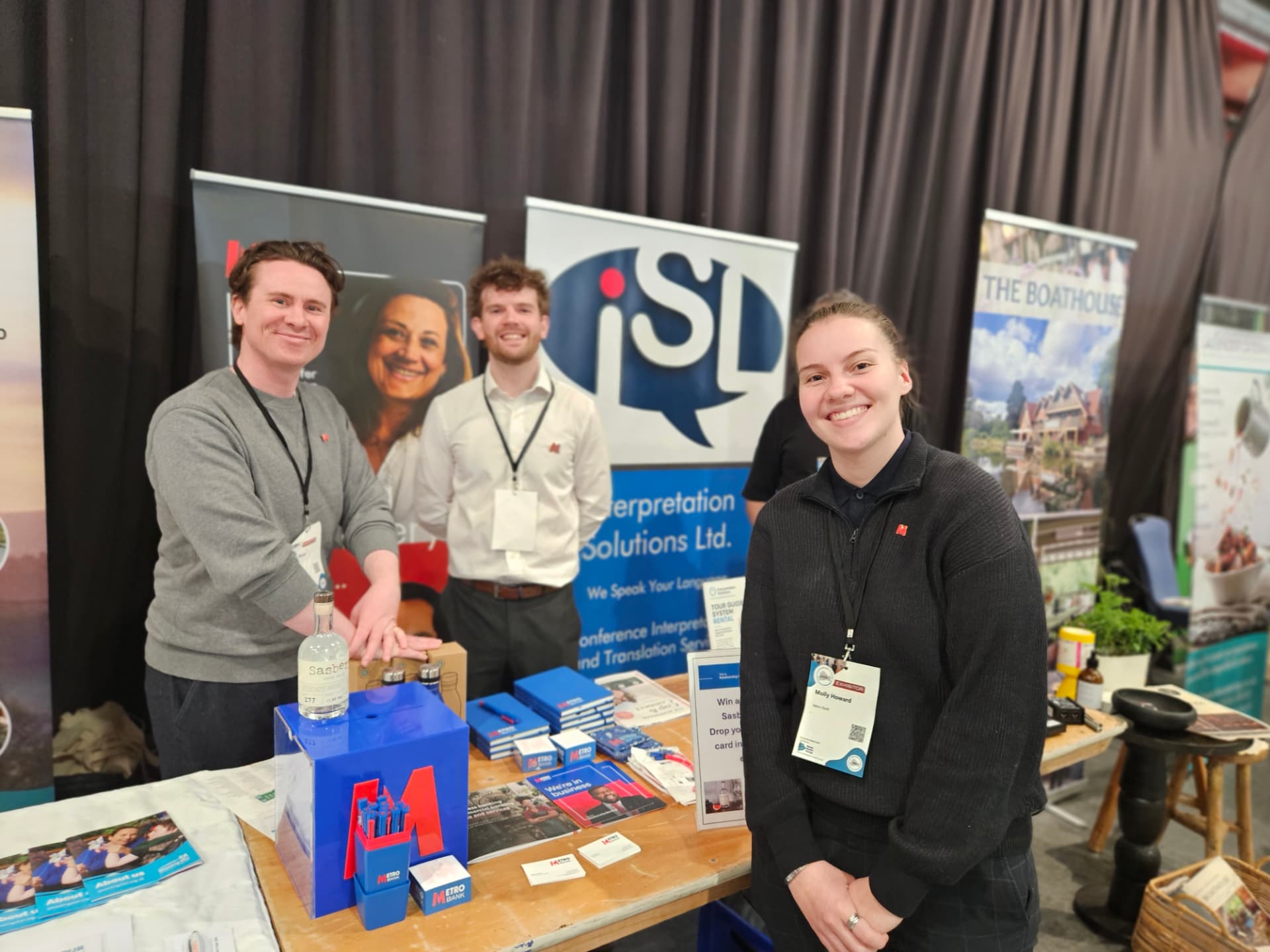 Members exhibiting at a Surrey Hills Enterprises marketplace event