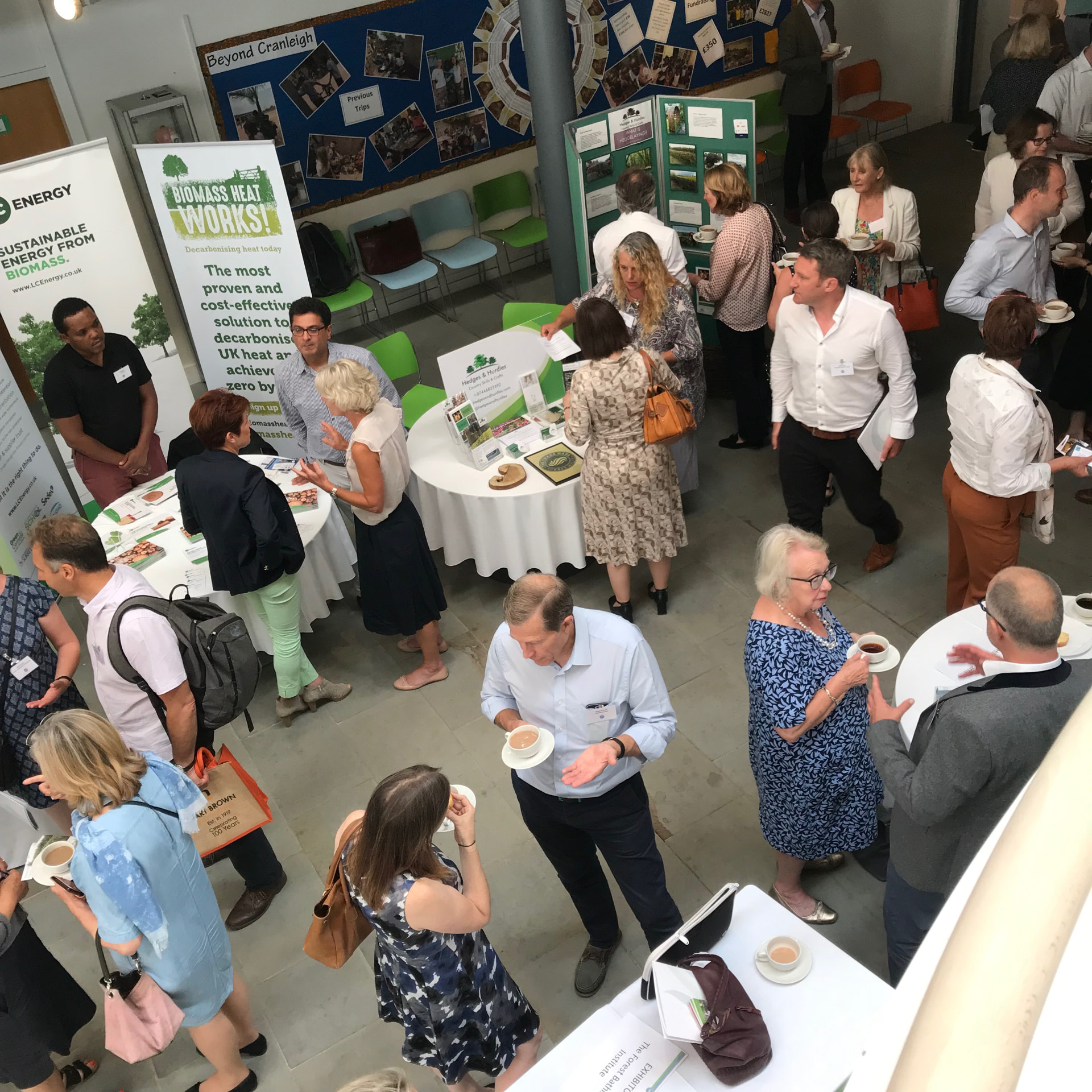 Surrey Hills Enterprises conference exhibition with members networking